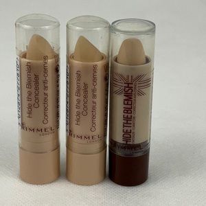Rimmel London Hide The Blemish Concealer, Set of 3 Shade #201 Neutraliser New